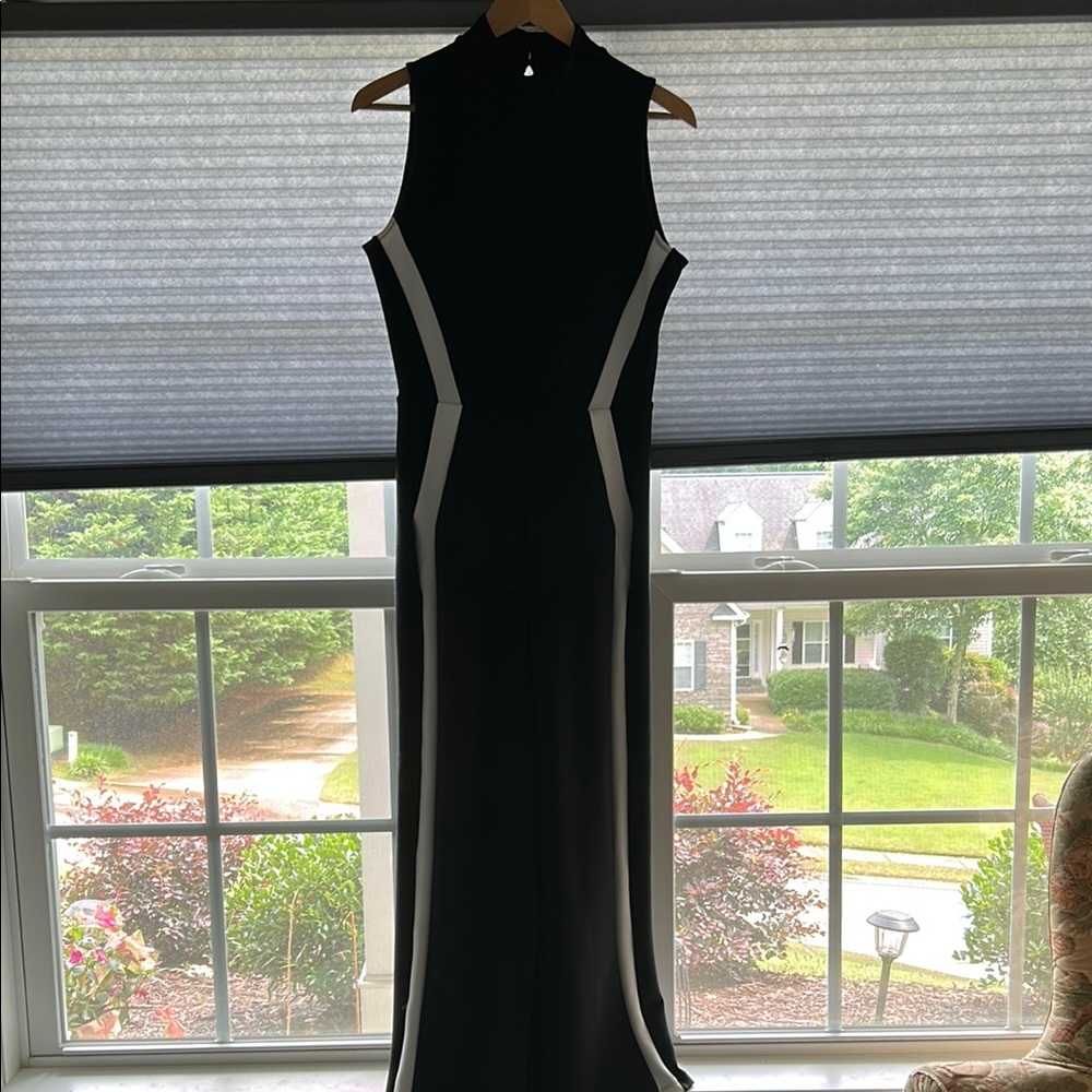 SPANX Black Sleeveless Halter Jumpsuit